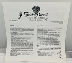 1999 Trivial Pursuit: Warner Bros. All Family Edition Parker Brothers Complete