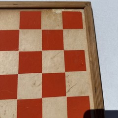 Vtg Wa-Hoo Wahoo Game Board Creative Designs Texas Indian Western Framed Checker