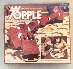 TOPPLE A Vintage ACTION STRATEGY BOARD GAME Retro 1979 by Kenner