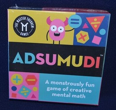 ADSUMUDI Monstrously Fun Game of Creative Mental Math Mater Theorem New Sealed