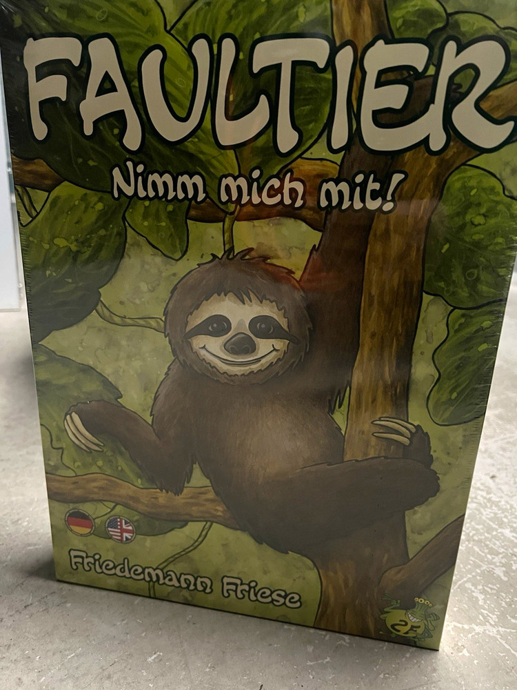 New w/ English 2F-Spiele Faultier/Fast Sloths Bilingual Board Game 2-5 Players