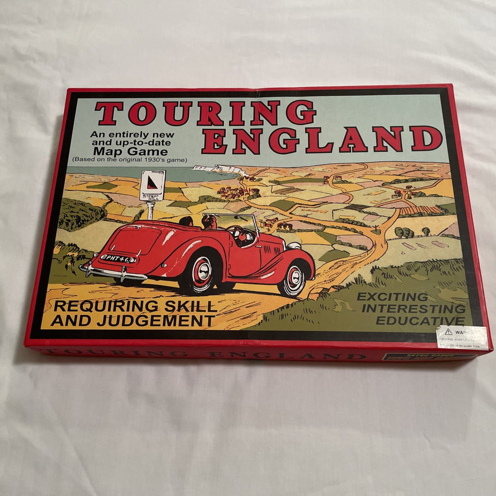 Touring England – Family Board Game by Retro Range Toys and Games 2007 Complete