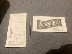 SCRABBLE FOLIO/ TRAVEL EDITION COMPLETE, EXC. COND, 100 TILES/ FREE POSTAGE!!!!!