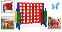 Classic Jumbo 4-to-Score Game Set – Engaging Fun for All Ages, Easy to Clean!