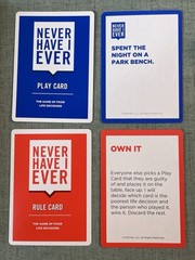 Never Have I Ever The Game of Poor Life Decisions Card Game – Complete