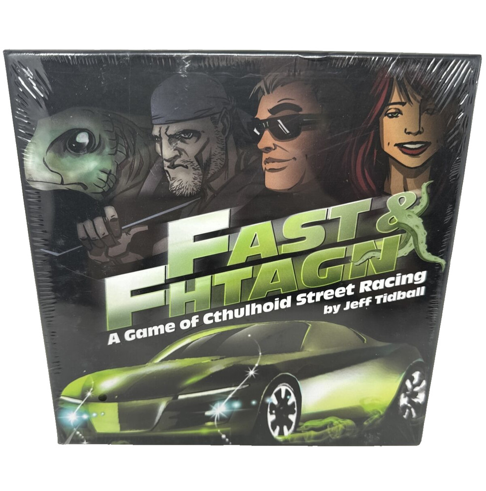 Fast & Fhtagn: A Game of Cthuloid Street Racing (Card Game) Atlas Games NEW