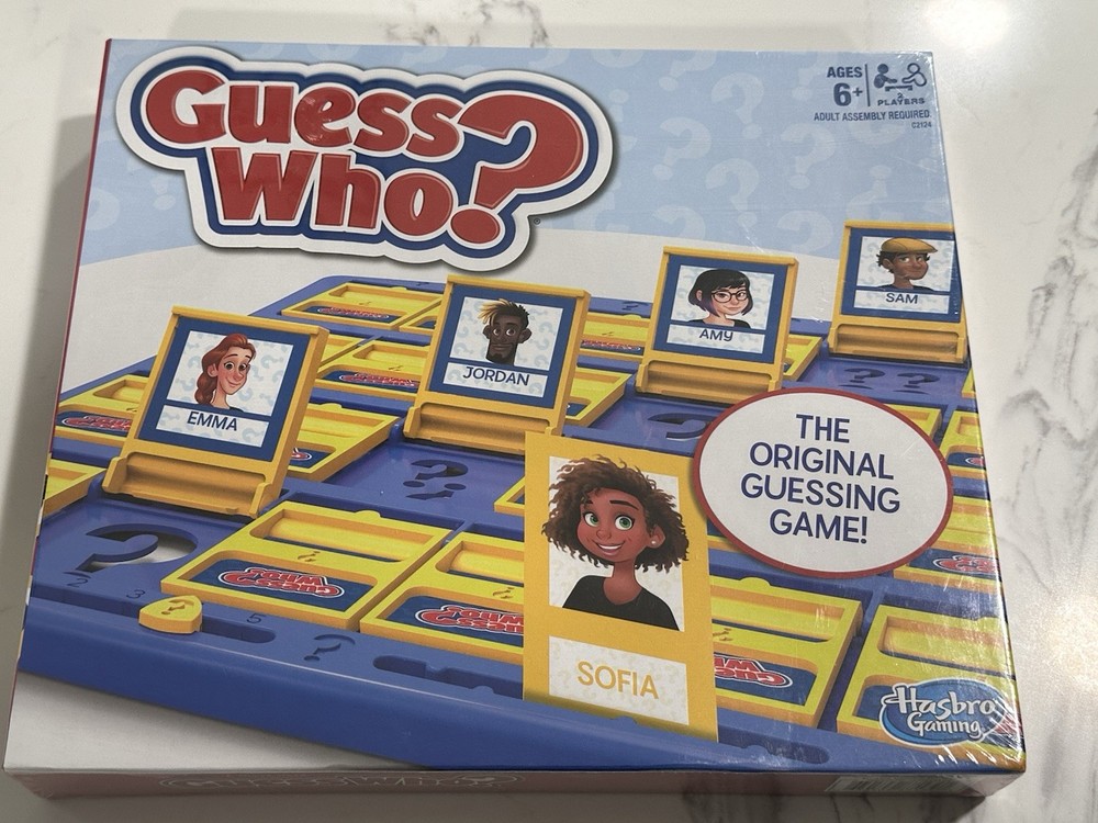 Guess Who Hasbro Gaming Original Guessing Game Factory Sealed