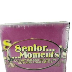 Senior Moments Game Family Party Humorous Memory Age 12 and Up New Sealed