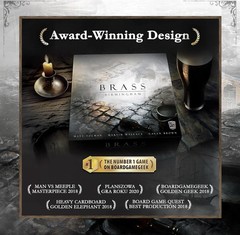NIB Brass Birmingham Board Game by Roxley Games Strategy Economic Industry Game