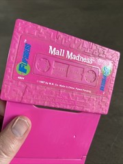 VINTAGE FLIPSIDERS 1987 MILTON BRADLEY MALL MADNESS CASSETTE GAME NO MAGNETS