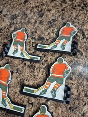 Vintage Coleco 80’s NHL Power Play Tabletop Rod Hockey Spare Players Only –