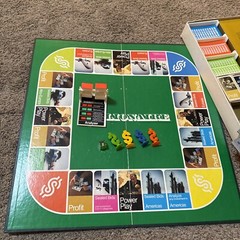 COMPLETE 1973 Billionaire Parker Brothers Game of Global Enterprise Vintage
