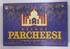 Parcheesi Deluxe A Royal Game Of India Wood Tokens Complete 1999 Vintage