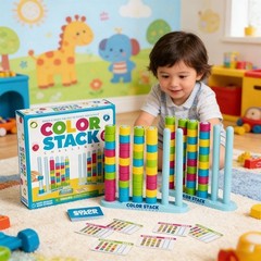 Creative Color Stack Challenge, A Fast-Paced Color Matching Puzzle Game OY