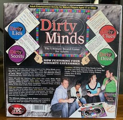 Dirty Minds The Ultimate Edition Board Game For Adults By TDC Games +Dirty Minds