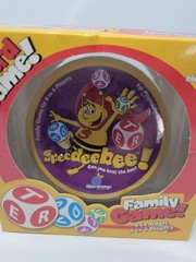 Speedeebee Family Word Cards Dice Game Blue Orange Games Brand New Sealed 2012