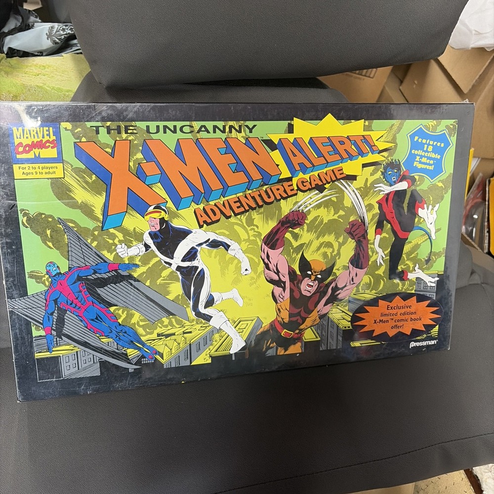 1992 X-Men Alert Adventure NEW SEALED Pressman Board Game MISB