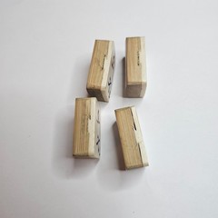 ~4~ c.1920-30s MAH-JONG BAMBOO BONE TILES #7 “CHARACTER~SYMBOL” MA JONGG MAHJONG