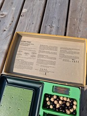 COMPLETE Vintage 1968 Score Four Family Board Game Three Dimensional 60s No 8325