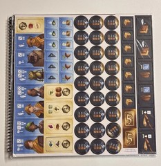 Above and Below Underforest & Desert Labyrinth Expansion Book & Tokens Unpunched