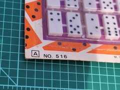 Vtg Travel Dominoes Set No. 516 British Hong Kong Margie & Pete Toys