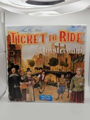 Ticket To Ride Amsterdam Board Game by Days of Wonder OPEN BOX COMPLETE