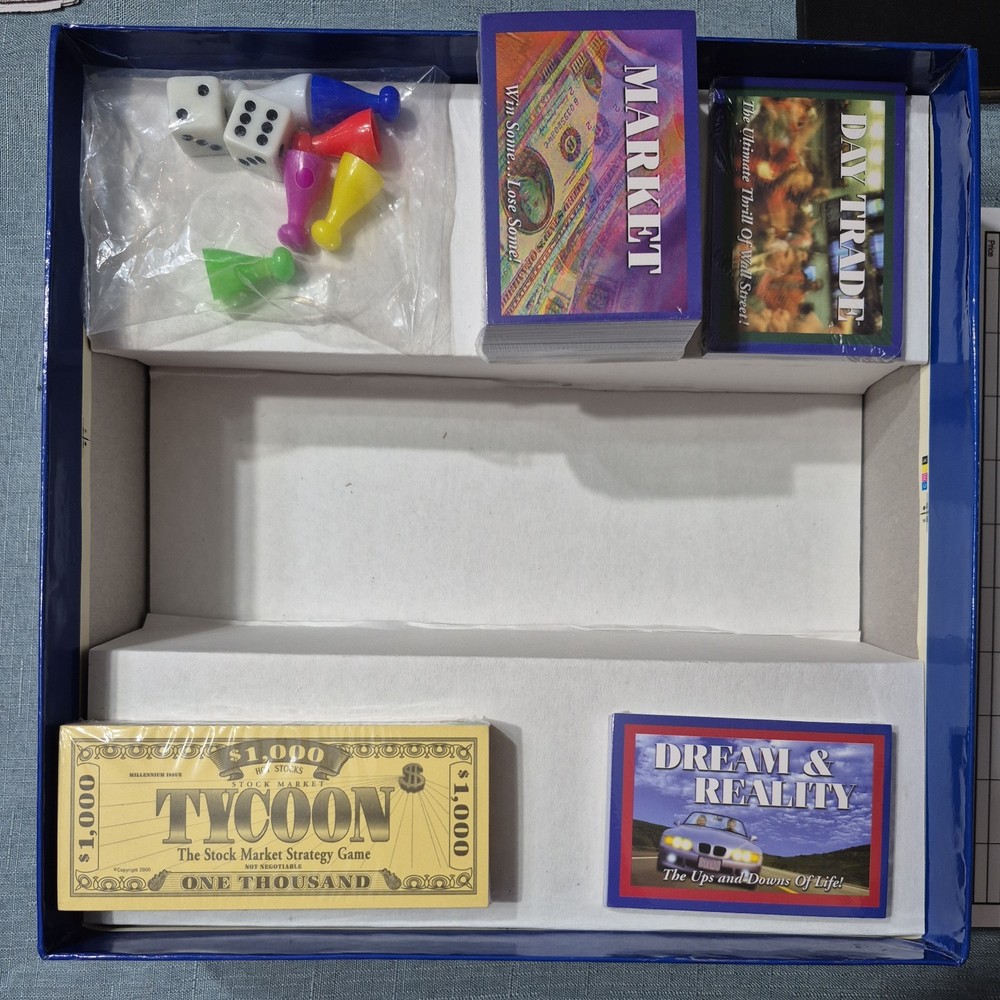 Stock Market Tycoon The Strategy Board Game Deluxe Edition, New in open box