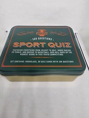 Championship Sport Quiz Game in Collectible Tin Box – 50 Cards – 100 Questions