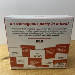 That’s What She Said – Base Game – Hilariously Twisted Party Game – Ages 17+