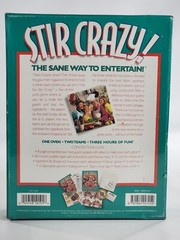 Stir Crazy! Italian The Sane Way to Entertain Dinner Party Game Vintage 1996 New