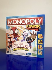 Monopoly Junior: Marvel Spidey and His Amazing Friends Edition Board Game for