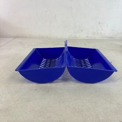 Vintage 80s 90s Air Hockey Kit Blue Goals Red Handles