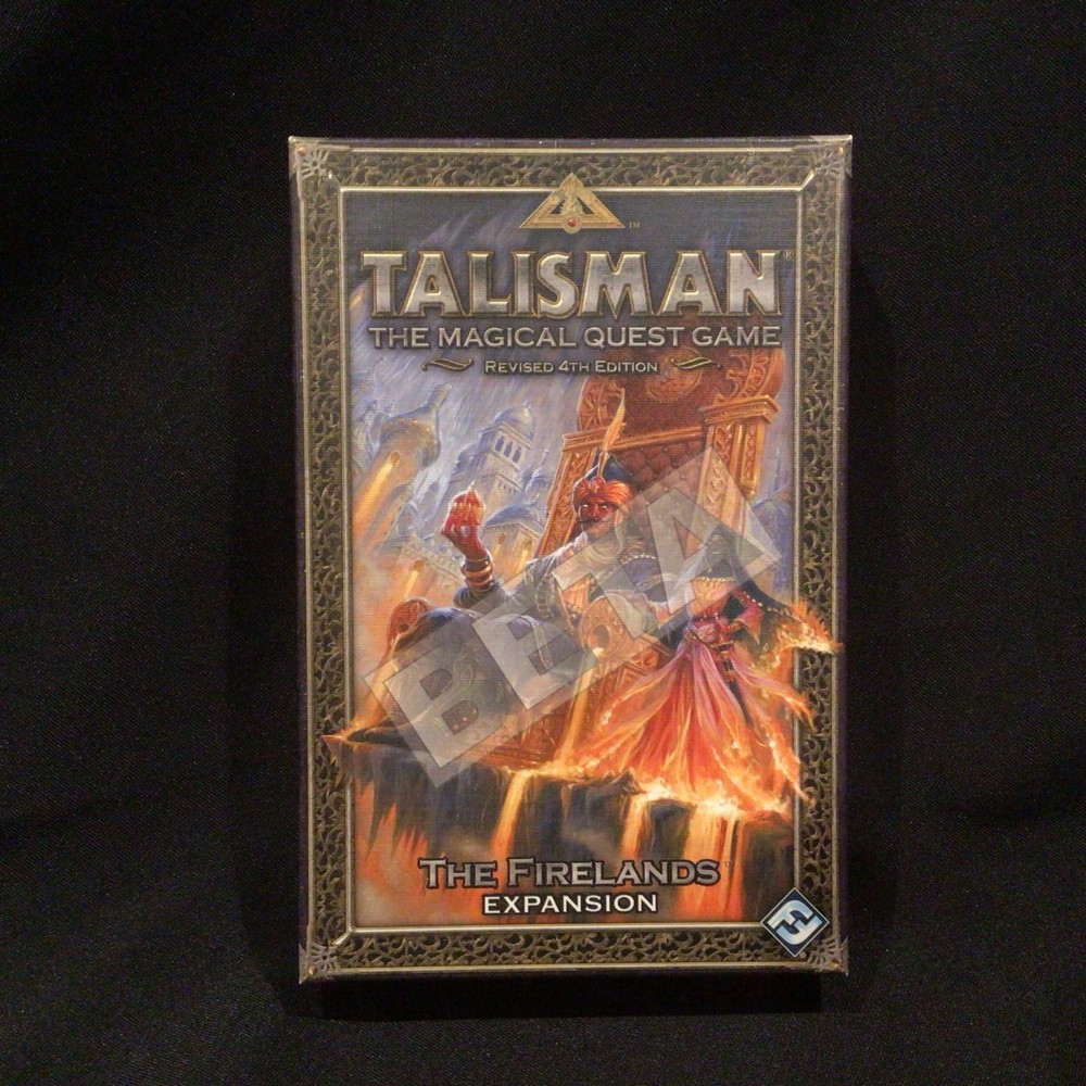 BETA PLAYTEST FFG Talisman Revised 4th Edition Game THE FIRELANDS Expansion