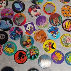 Over 50 Vintage Pogs and 2 Slammers