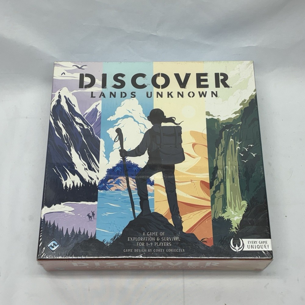 Discover: Lands Unknown – Survival Adventure Board Game Sealed New