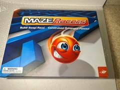 Maze Racers Board Game FoxMind Build Swap Race Magnetic Rare 2015 Complete