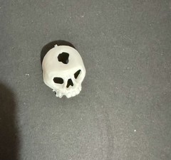 Vintage 1975 The Game Of Jaws Replacement Piece Part skull New