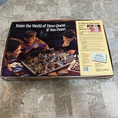 Unused Hero Quest Board Game 1990 Vintage Games Workshop HeroQuest Missing Items