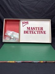 Clue Master Detective Board Game Parker Brothers Complete Vintage 1988