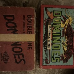 VTG Lot of 6 sets of dominoes- see description