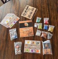 Terraforming Mars Board Game Plus Acrylic Player Card Overlays