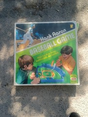 Vintage RARE 1973 Ideal Toys Hank Aaron Baseball Game