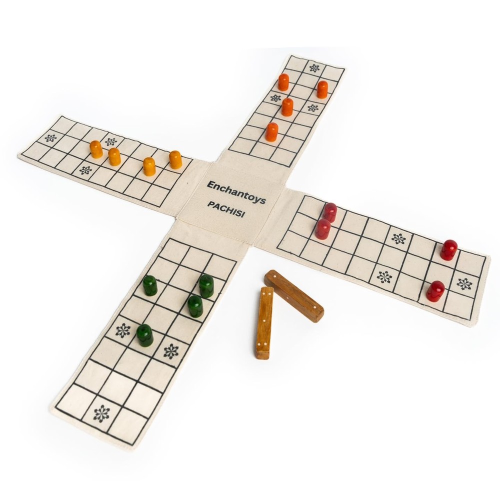 Indian Ludo Chausar Pagade Thayam Chaupar Sokkattan Aksha Kreeda Dayakattam
