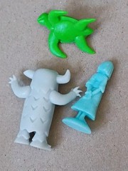 Machi Koro Legacy Replacement Game Figures Set Yokai Princess Turtle 3pc