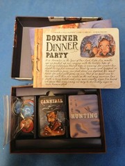 Donner Dinner Party Board Game Complete Excellent Condition Survival Party Game