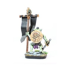 Alternative Armies Mini 28mm Fomorian Warrior – Warrior Banner Bearer Pack New