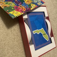 Great States Card Game & Map by Game Zone