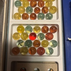 Vintage 1966 Parker Brothers Avalanche Swinging Gate Marble Game Complete! RARE
