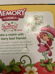 Strawberry Shortcake Edition Memory Matching Game – 2009 Hasbro Complete