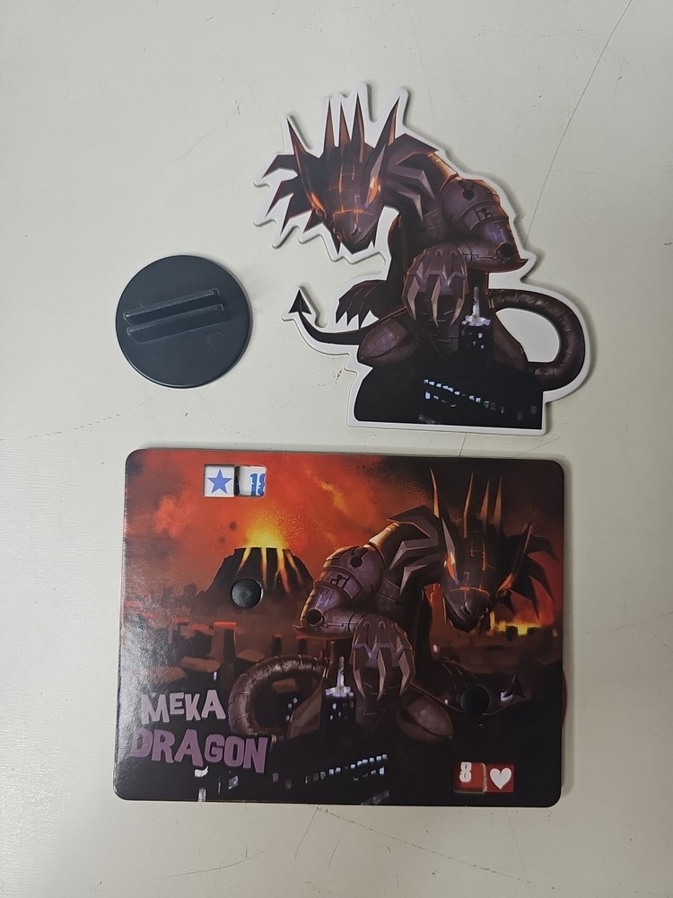 King Of Tokyo 2014 Edition ‘Meka Dragon’ Cardboard Figure/Monster Board Pieces